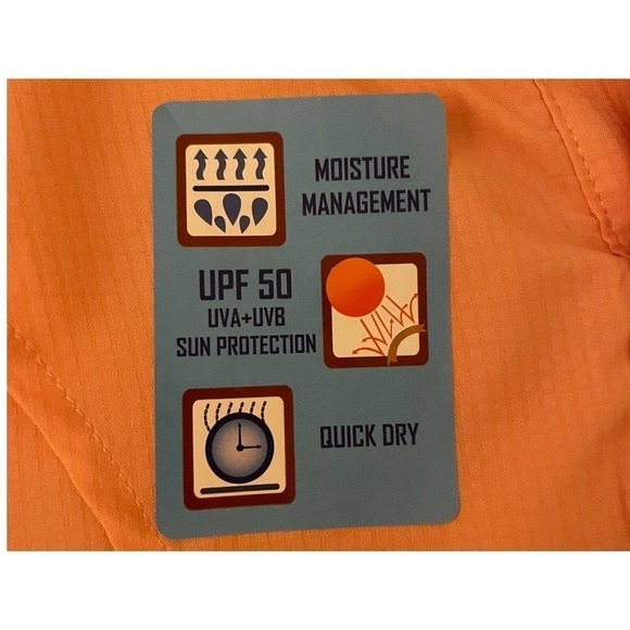 Reel Legends NEW Mens Fishing Shirt Size Large Vented Back Roll Tab Long Sleeves - Picture 11 of 13